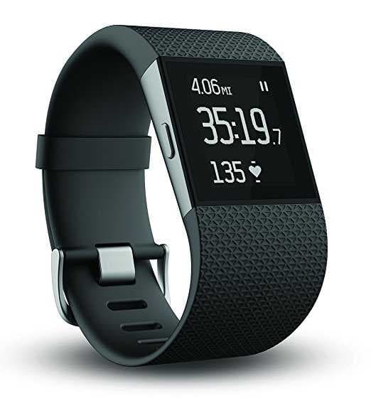 Fitbit Surge Fitness Wristband With Heart Rate Tracker - Black ( S )