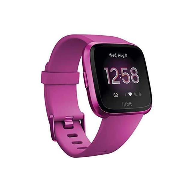 Fitbit Versa Lite Edition Fitness Wristband With Heart Rate Tracker - Mulberry/Mulberry