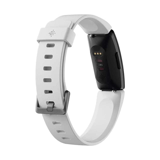 ساعة يد رياضية من Fitbit – أسود/ أبيض