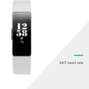 ساعة يد رياضية من Fitbit – أسود/ أبيض