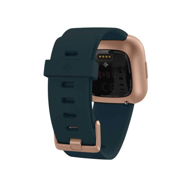 Fitbit Versa 2 Health And Fitness Smart Watch - Emerald Green Copper Rose
