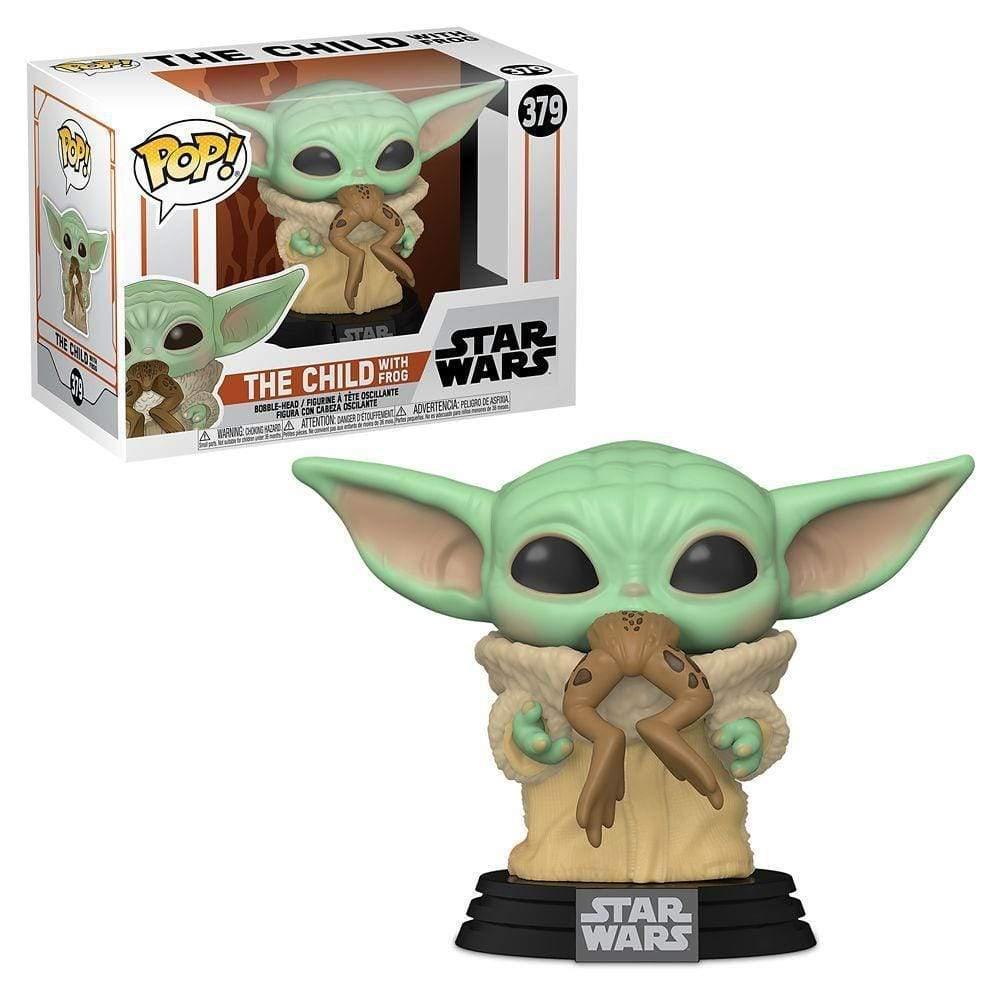 Funko pop star wars mandalorian the child w frog