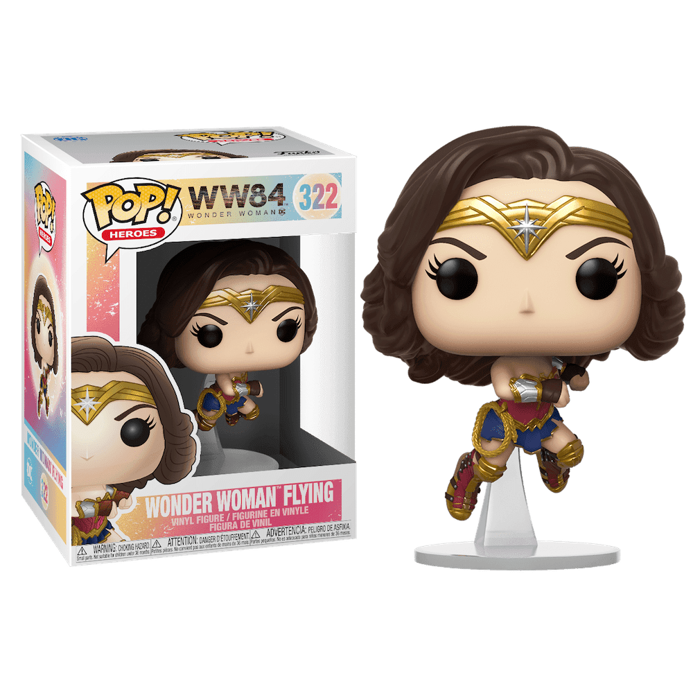 Funko pop heroes ww 1984 wonder woman flying metallic