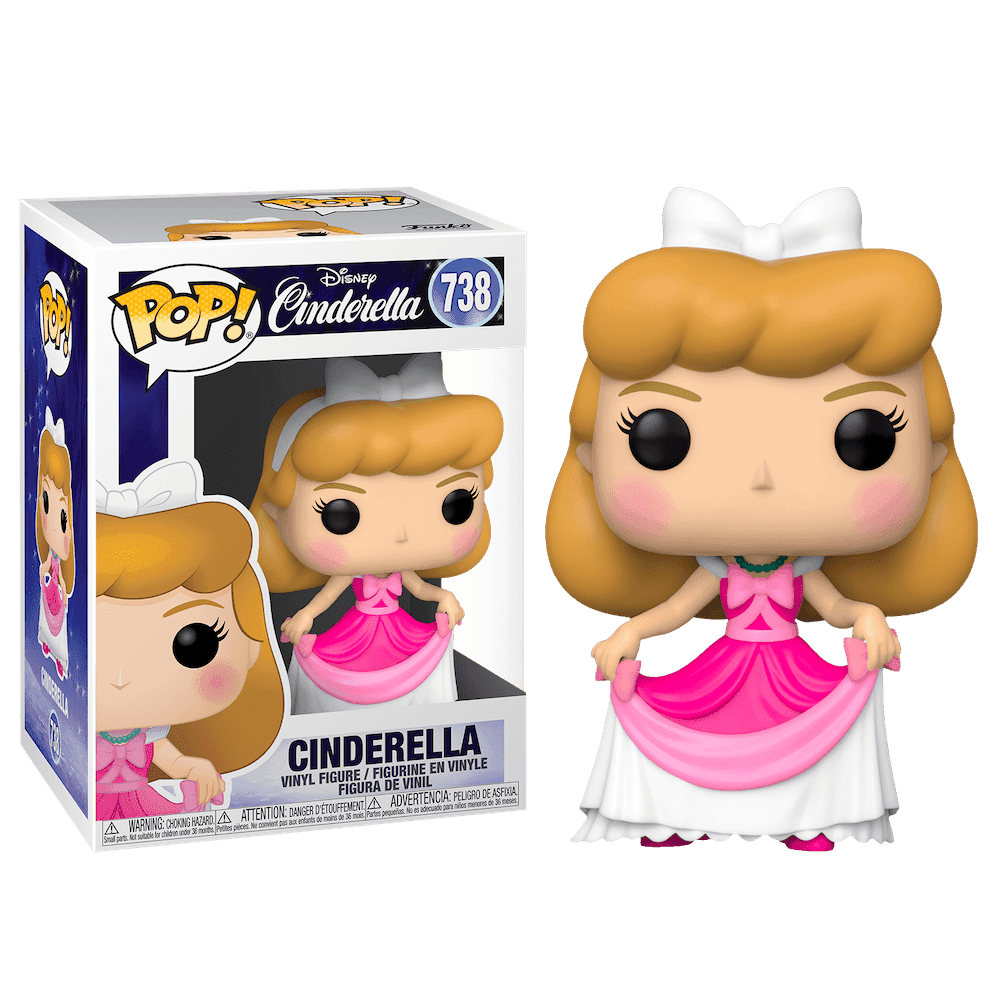 Funko pop disney cinderella pink dress