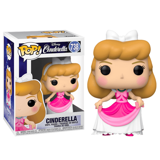 Funko pop disney cinderella pink dress