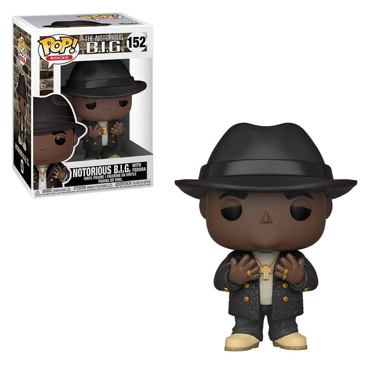 Funko pop rocks biggie notorious b i g w fedora