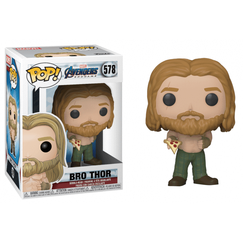 Funko pop marvel endgame thor w pizza