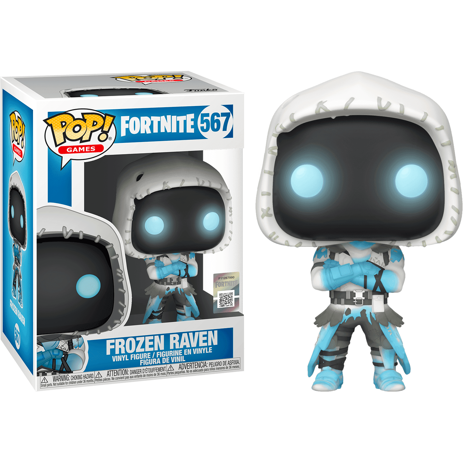 Funko pop games fortnite frozen raven