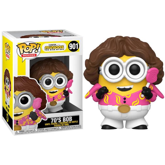 Funko pop movies minion 2 movie 70s bob