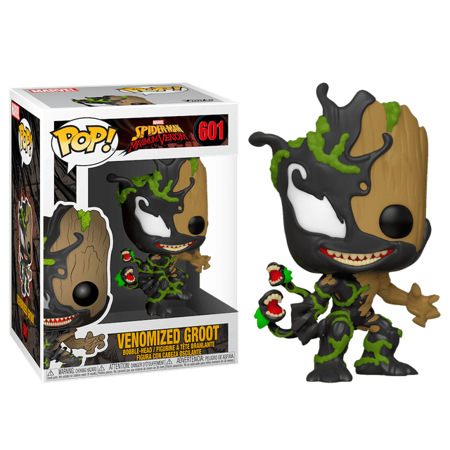 Funko pop marvel max venom groot