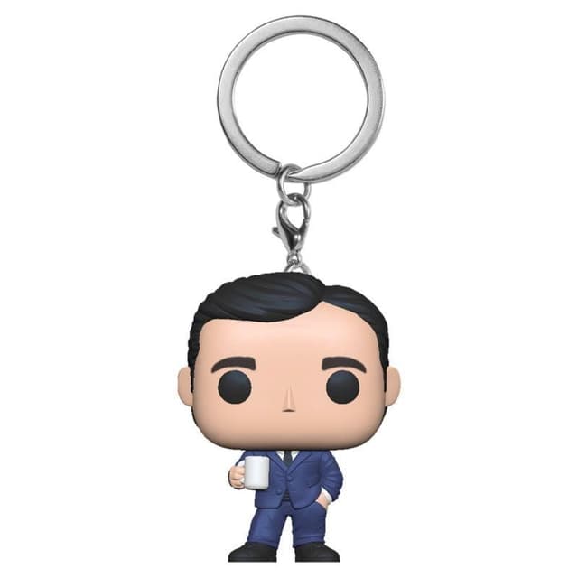 Funko pop keychain the office michael scott