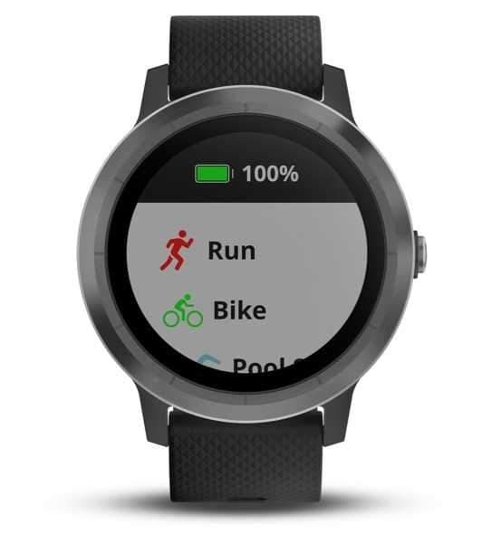 Garmin Vivoactive 3 Fitness Wristband With Heart Rate Tracker - Black