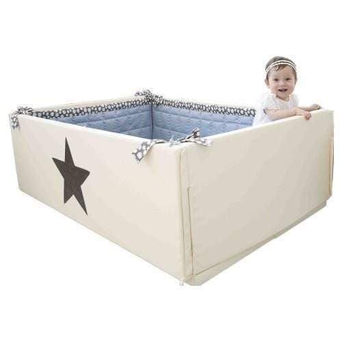 سرير أطفال GGUMBI Bumper Bed Lucky Star - عاجي