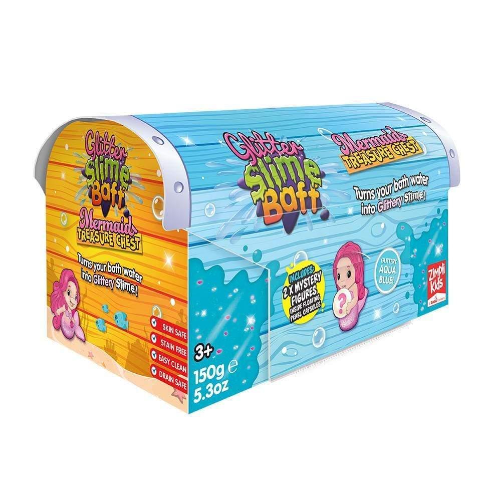 glibbi-Zimpli kids mermaid treasure chest box aqua blue