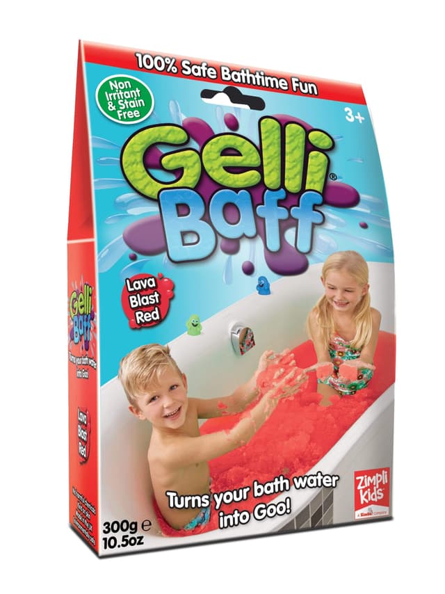 لعبة جيلي باف أحمر 300 جرام glibbi-Zimpli kids - Gelli Baff - 334497