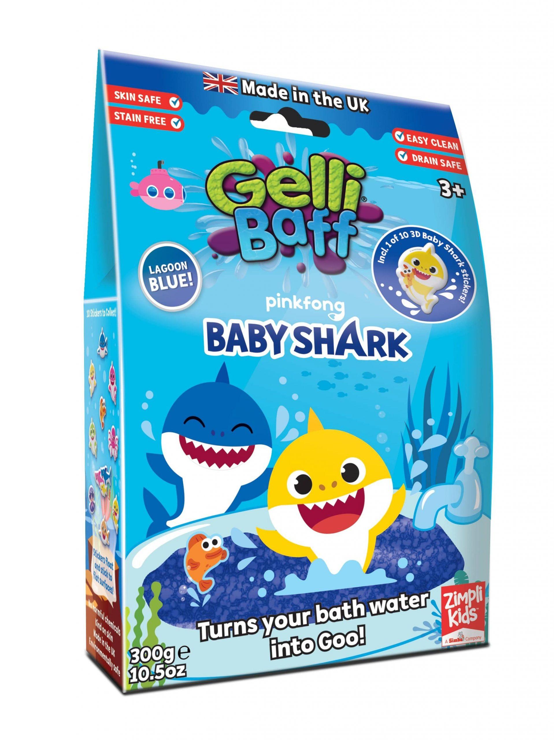 glibbi-Zimpli kids baby shark gelli baff blue 300g