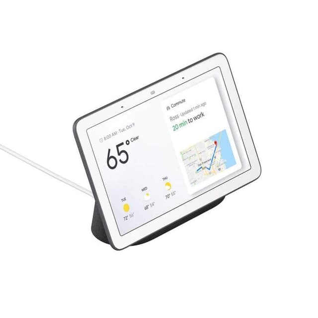 google home hub with google assistant charcoal