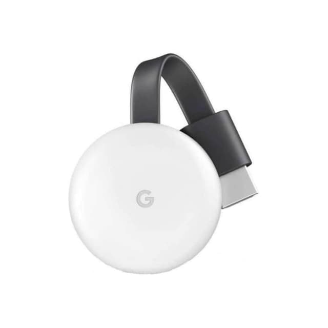 google chromecast 3rd generation for media streaming white