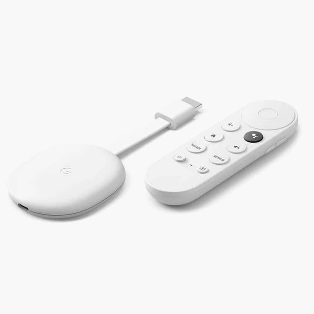 قوقل كروم كاست 4K تي في Google Chromecast 4K with Google TV - Snow