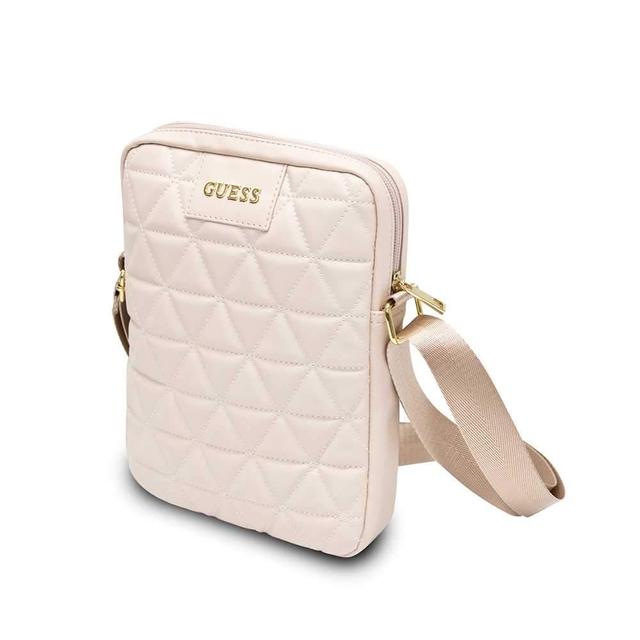 guess pu quilted tablet bag 10 pink - SW1hZ2U6NTM4ODc=