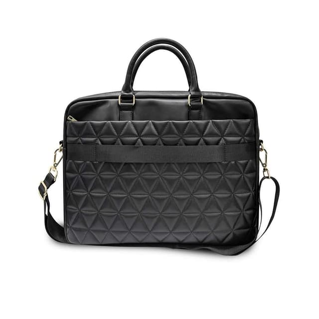 guess pu quilted computer bag 15 black Jomla.ae