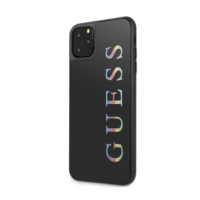 كفر Guess فاخر بشعار متعدد الألوان لآيفون 11 Pro Max - أسود - 59743