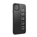 كفر Guess فاخر بشعار متعدد الألوان لآيفون 11 Pro Max - أسود - 59746