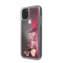 Guess Glitter Hard Case Hearts For Iphone 11 Pro Max - Rasberry