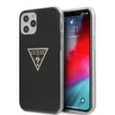 كفر Guess PC/TPU Metallic Triangle Hard Case for iPhone 12 / 12 Pro (6.1") - Black