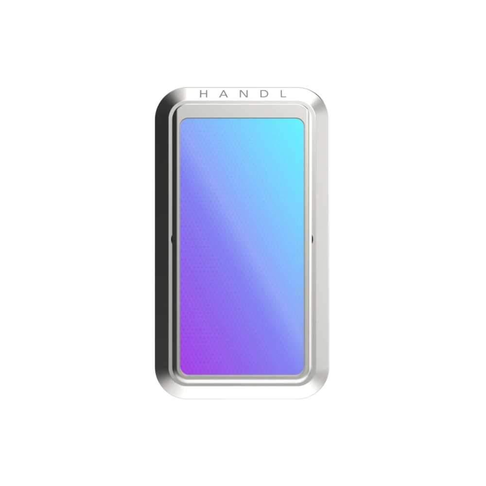 handl iridescent phone grip blue purple