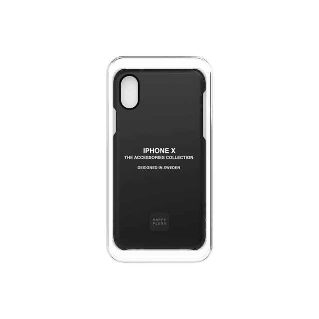 happy plugs slim case black for iphone xs x - SW1hZ2U6MzIyODM=