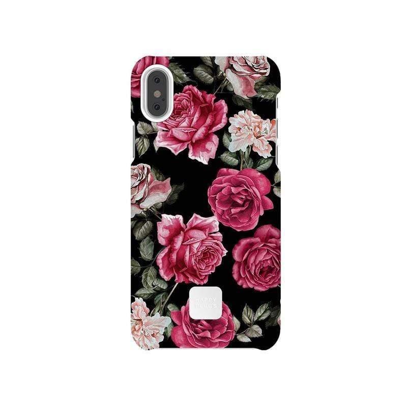 happy plugs slim case vintage roses for iphone xs max