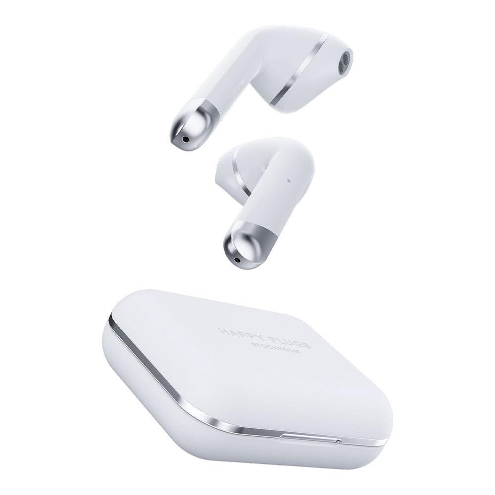 سماعات أذن لاسلكية باللون الأبيض Happy Plugs - Air 1 True Wireless  Earbuds - White