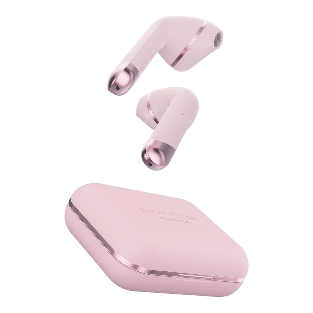 happy plugs air 1 true wireless earbuds pink gold