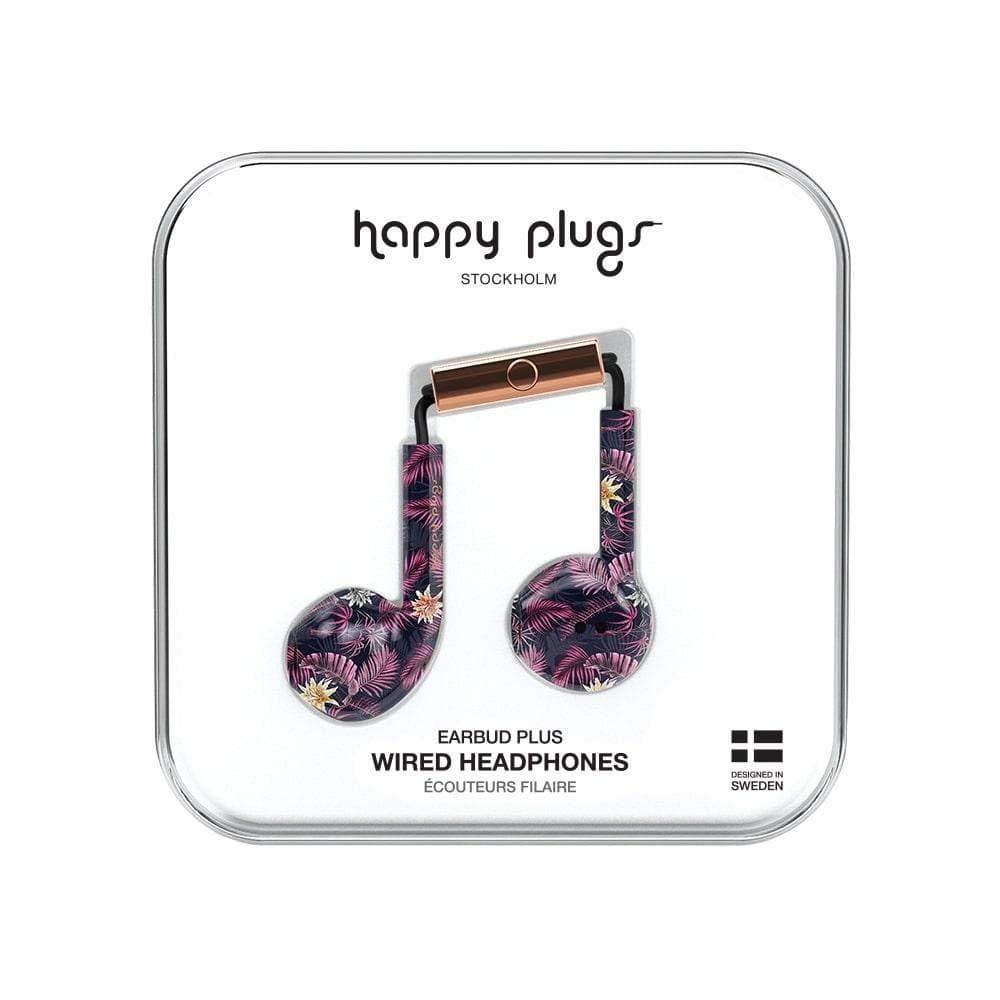 سماعات أذن Happy Plugs - Earbud Plus - Hawaiian Nights