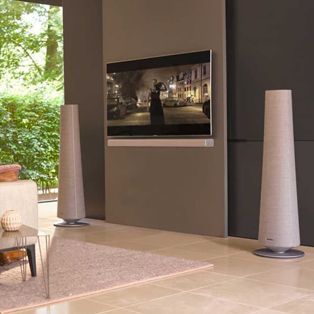 سماعة خارجية لاسلكية بلوتوث Citation Tower من Harman Kardon - رمادي