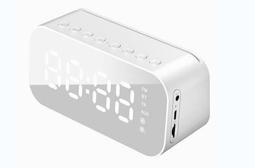 مكبر صوت بلوتوث مع منبه Havit Clock Bluetooth speaker MX701 - أبيض