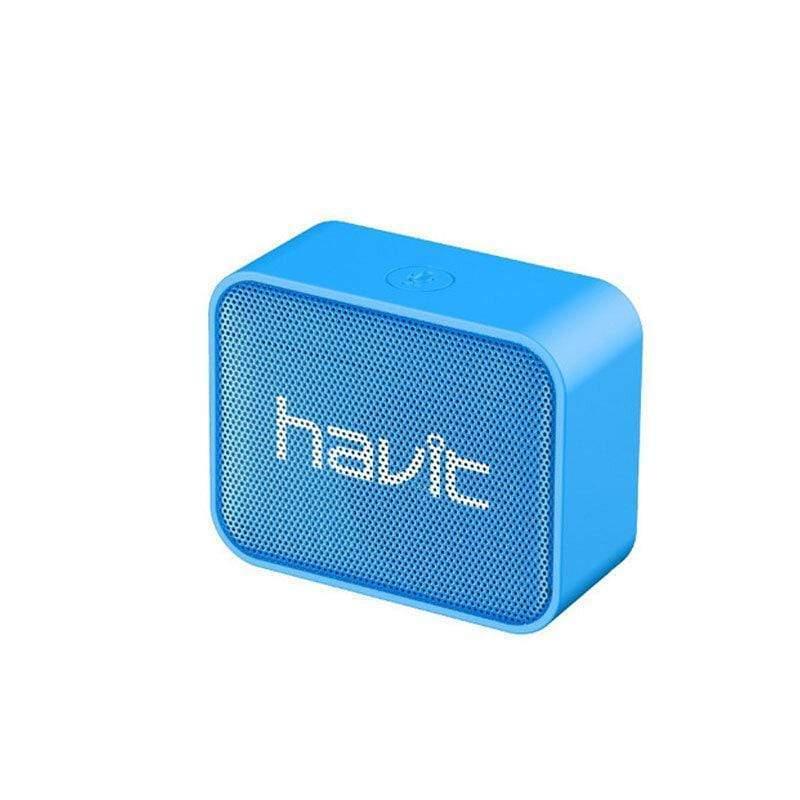 havit mini bluetooth speaker blue