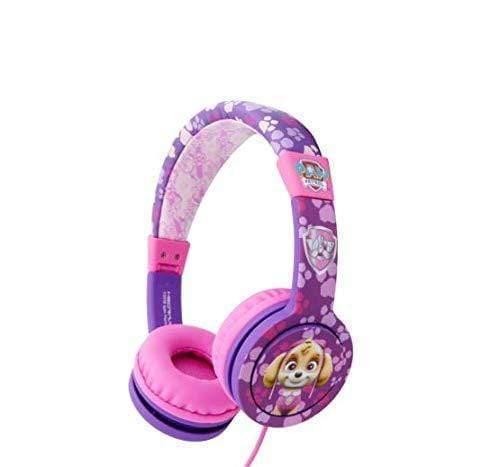 hedrave wired paw patrol deluxe headphones skye pink