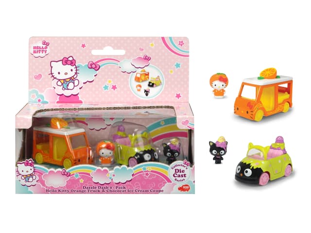 لعبة مركبة هلو كيتي JADA - Hello Kitty Orange + Chocolate Ice Cream - 65416