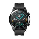 huawei smart watch gt 2 matte black with flouroelastomer black strap