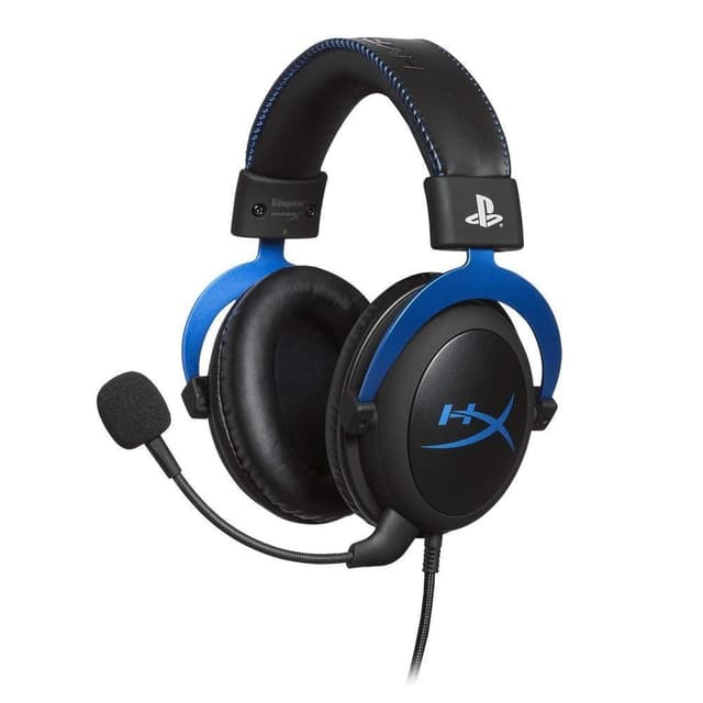 HyperX hyper x ps4 hyperx cloud gaming headset blue