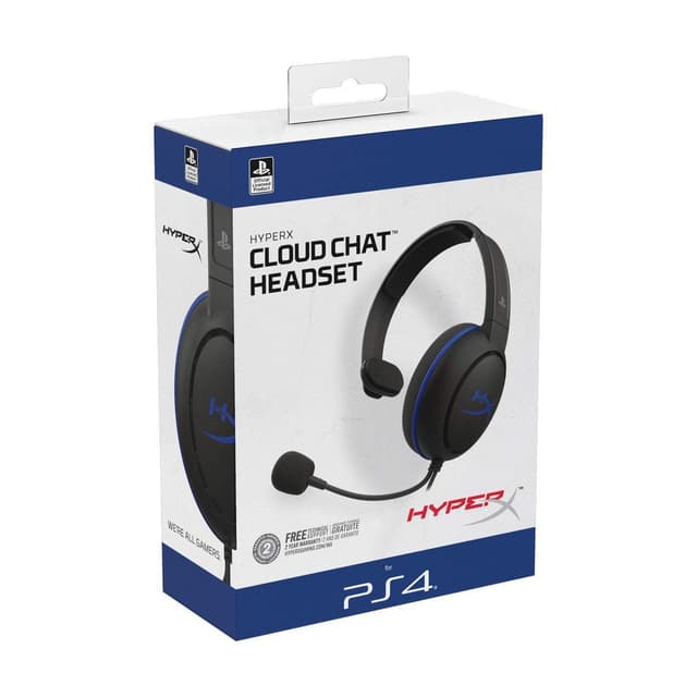 HyperX hyper x ps4 licensed cloud chat headset black