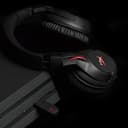 سماعة هايبر اكس لاسلكية قابلة للشحن أسود وأحمر Hyper X Black And Red Rechargeable PC and PS4 Wireless Cloud Flight