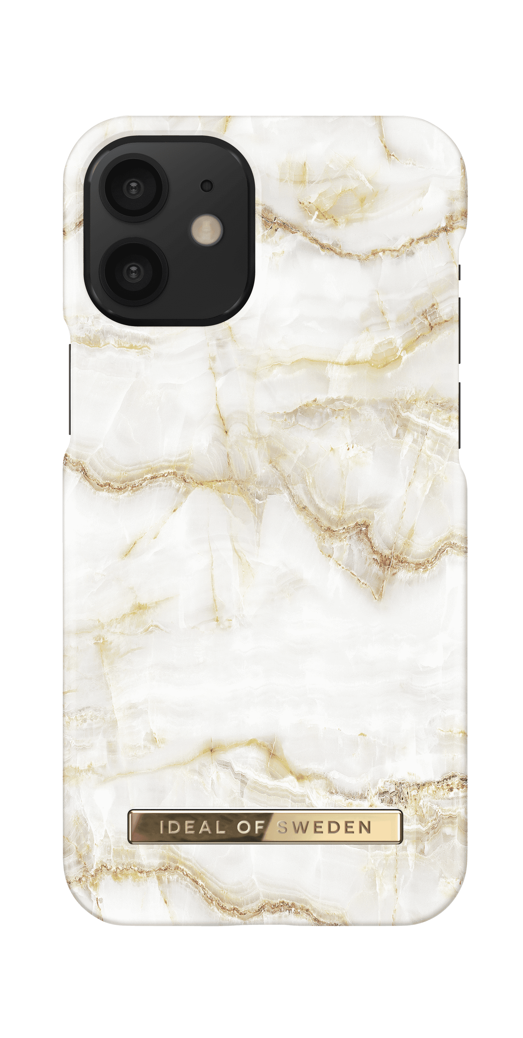 ideal of sweden marble apple iphone 12 mini case fashionable swedish design marble stone iphone back cover wireless charging compatible golden pearl marble