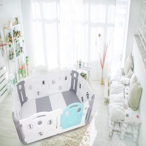 حباسه اطفال مانعة للانزلاق بباب مع قفل آمان أبيض ايفام Ifam White With Non-Sip Safety Lock Baby Room Expand