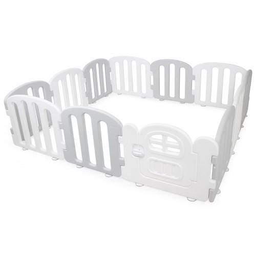 ساحة ألعاب iFam - First Baby Room 180*200 White & Light Grey 12EA