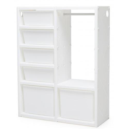 خزانة أطفال IFAM - MYPICK MODULAR ORGANIZER 5-LEVEL SINGLE/HANGER - أبيض