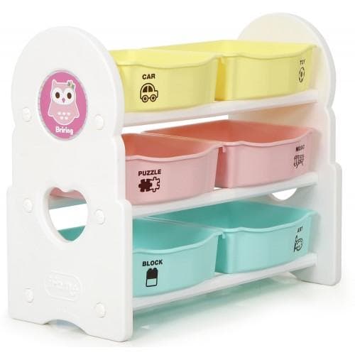 منظم الألعاب iFam - BRIRING 3 Shelves Toy Organizer Mint