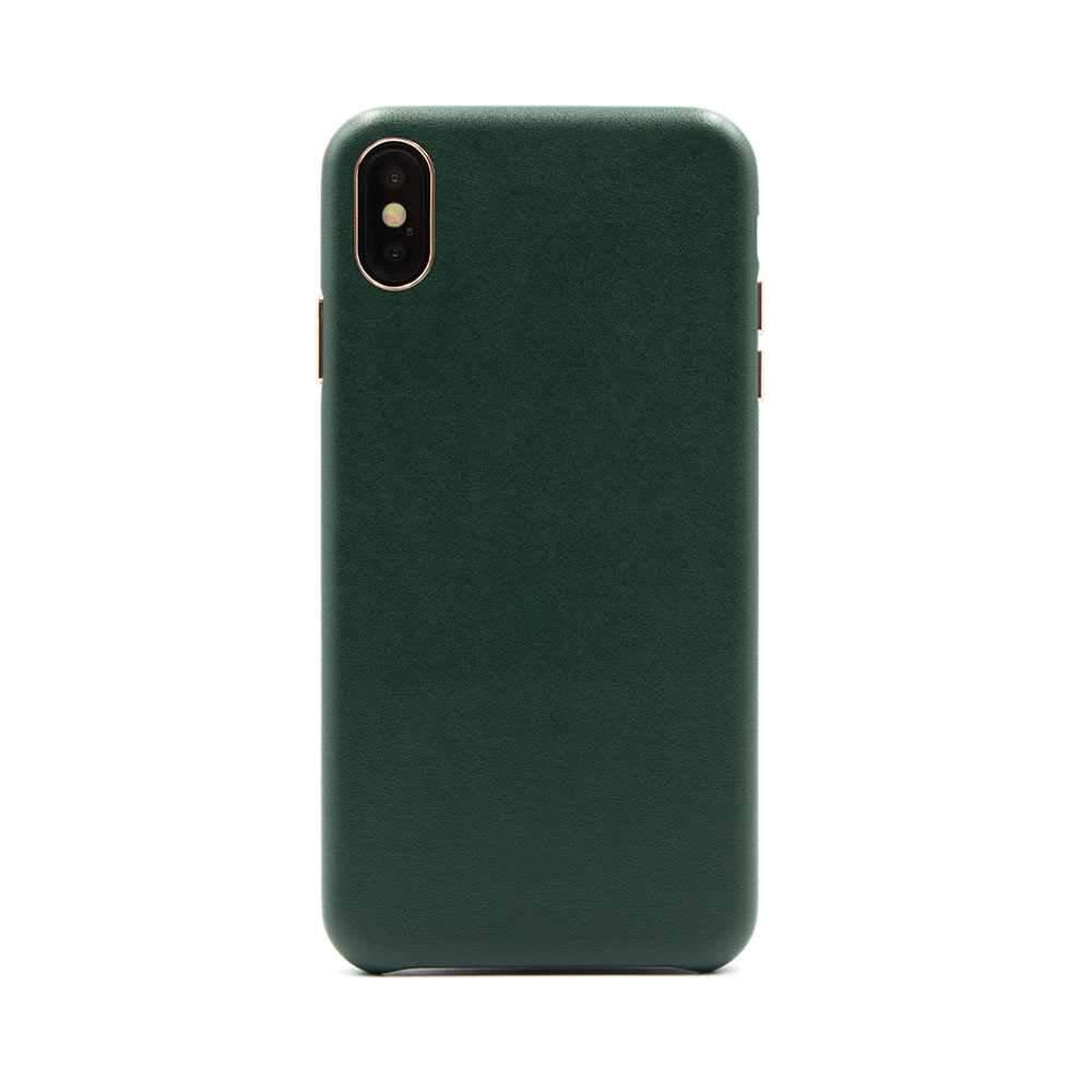 iguard by porodo classic leather back case for iphone 11 pro max green